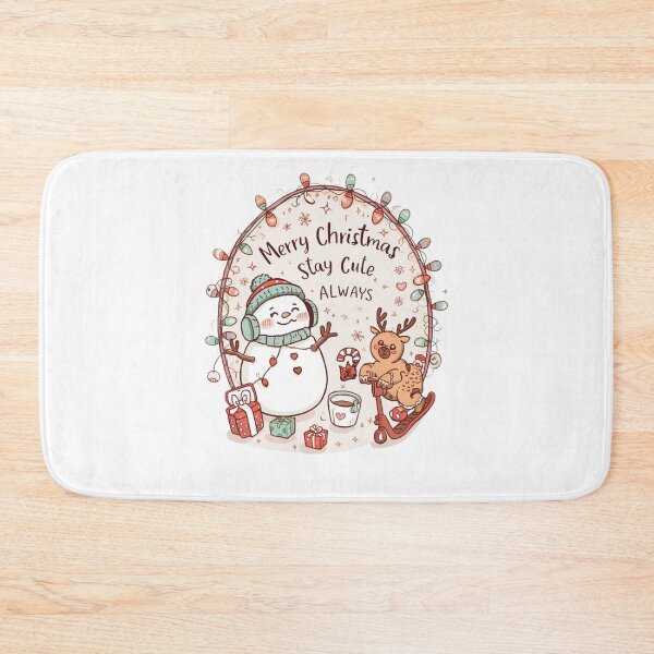 Item preview, Cute Merry Christmas Stay Cute Always Design designed and sold by Jocamedahub.
