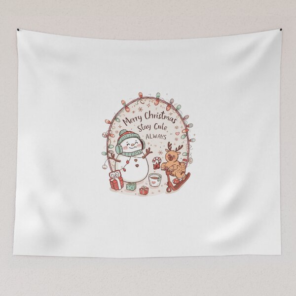 Item preview, Cute Merry Christmas Stay Cute Always Design designed and sold by Jocamedahub.