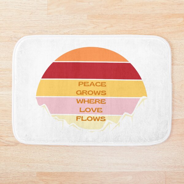 Item preview, Peace Grows Where Love Flows designed and sold by Pamthedesigner.