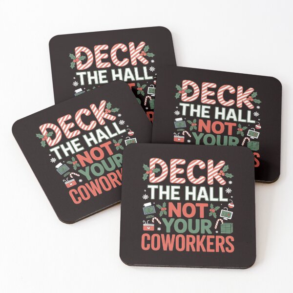 Item preview, Deck the Hall Not Your Coworkers – Office & Siblings Holiday Humor designed and sold by Redgiant87x.