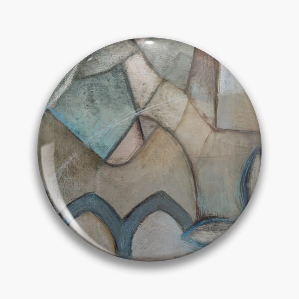 Item preview, Gray Stone cubist abstract flower art designed and sold by MoniAbstract.