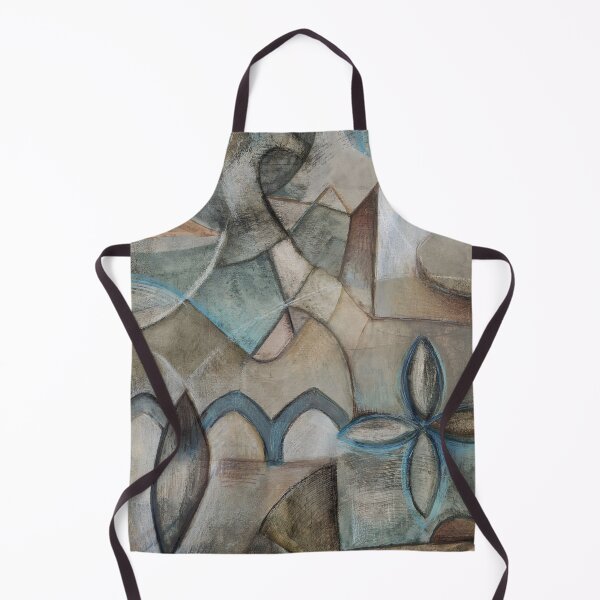 Item preview, Gray Stone cubist abstract flower art designed and sold by MoniAbstract.