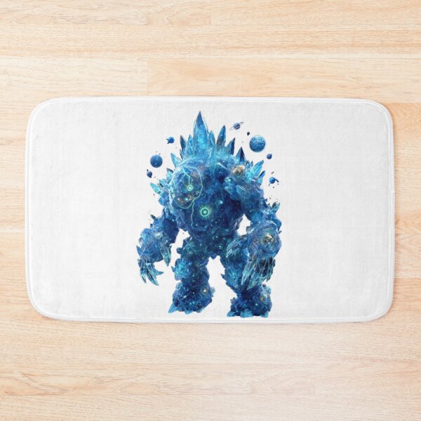 Item preview, Celestial Crystal Golem Art Print designed and sold by AlexLineArt.