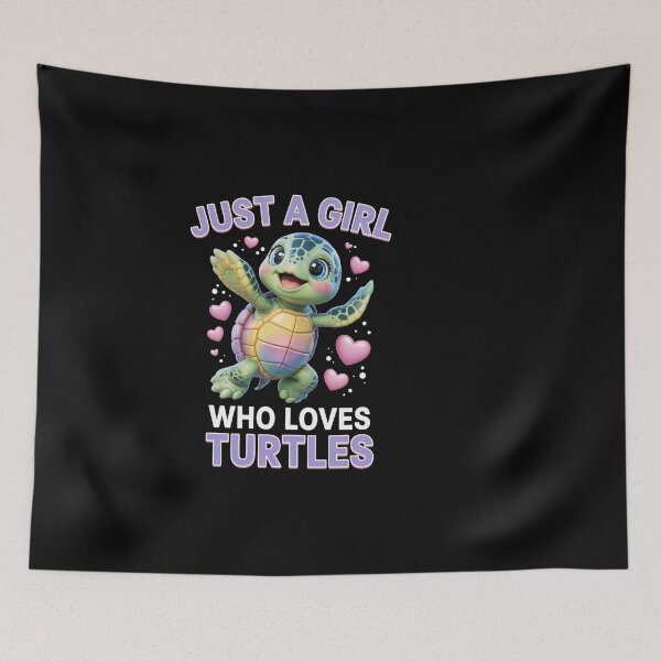 Item preview, Just a Girl who loves Turtles designed and sold by jkrphoto.