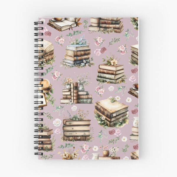 Item preview, Antique Books & Flowers on Light Dusty Pink designed and sold by KSimpson838.