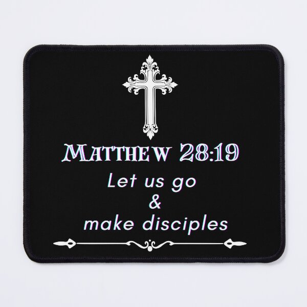 Item preview, Matthew 28:19 Bible Verse designed and sold by psalm23heals.
