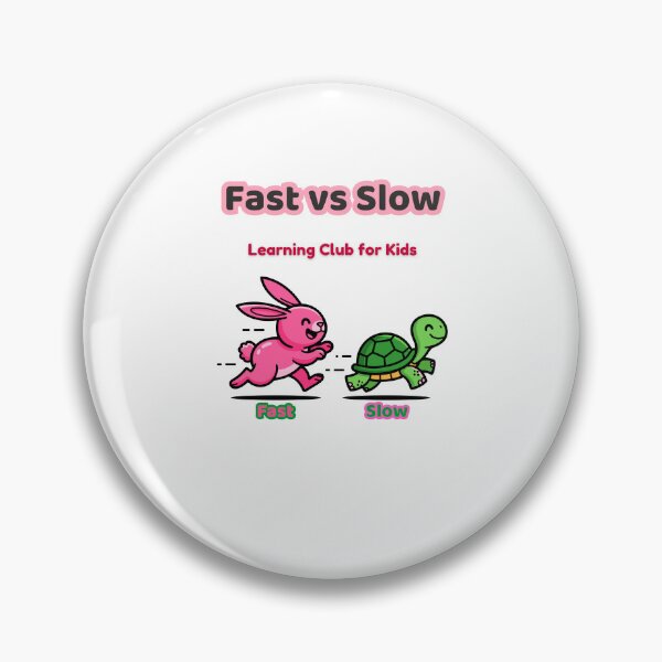 Item preview, Fast vs Slow – Learning Club for Kids designed and sold by AME Kids Designs.