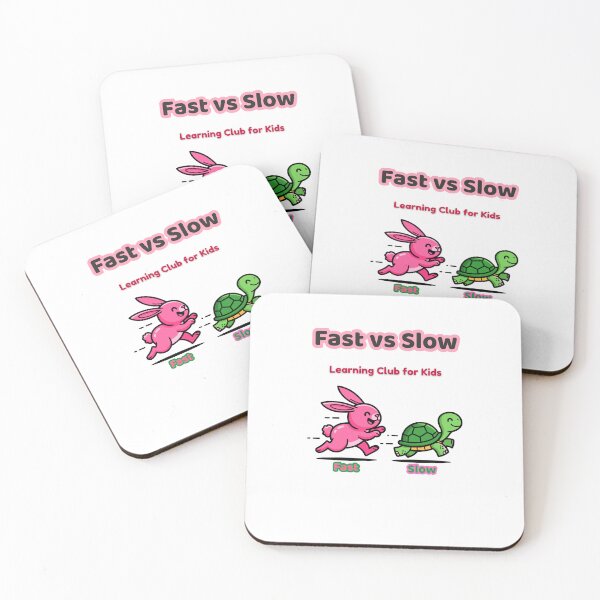 Item preview, Fast vs Slow – Learning Club for Kids designed and sold by AME Kids Designs.