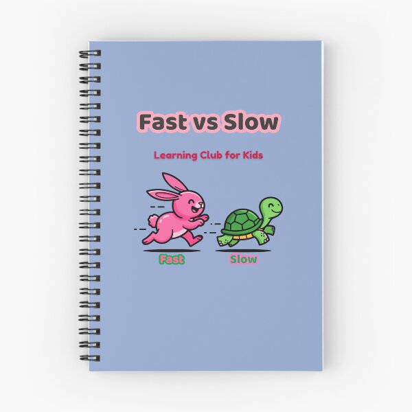 Item preview, Fast vs Slow – Learning Club for Kids designed and sold by AME Kids Designs.