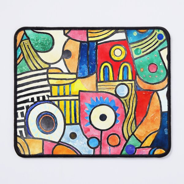 Item preview, Abstract watercolor painting designed and sold by FatBirdie.