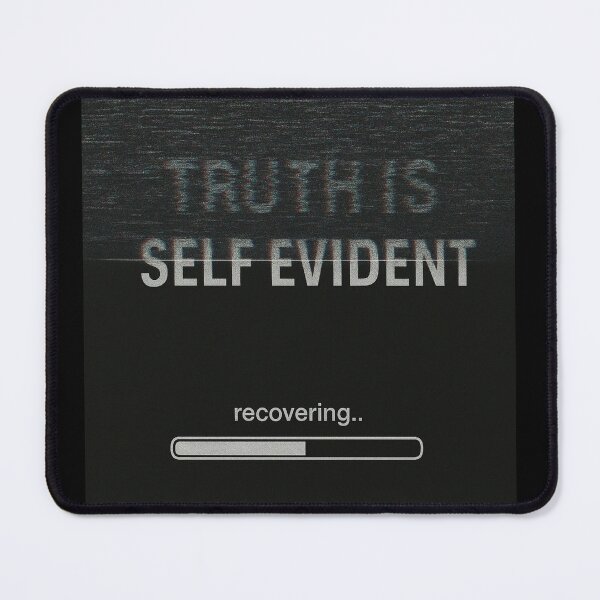 Item preview, Truth Is Self Evident Glitch Recovery – CRT Error Aesthetic designed and sold by POD DYNASTY.