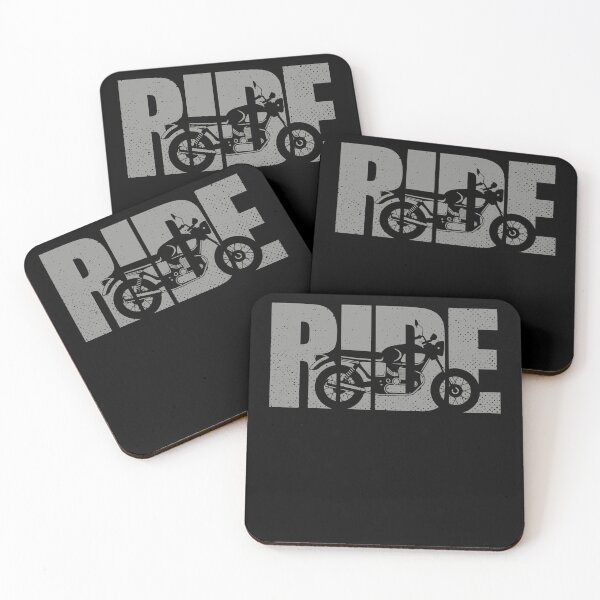 Item preview, Ride Motorcycle Design Classic Cafe Racer Silhouette designed and sold by JRRTs.