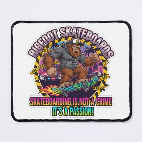 Item preview, Bigfoot Skateboards-Skateboarding is Not a Crime designed and sold by Bigfoot T-Shirt Co..