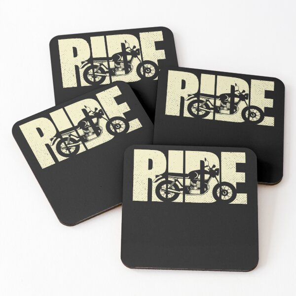 Item preview, Ride Motorcycle Design Classic Cafe Racer Silhouette designed and sold by JRRTs.