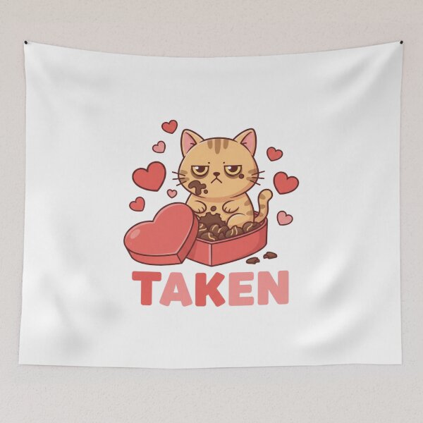 Item preview, My Cat Is My Valentine – Funny Cat Lover Gift designed and sold by ARTReMi.
