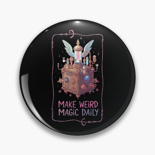 Item preview, Make Weird Magic Daily – Whimsical Machine Art designed and sold by Jocamedahub.
