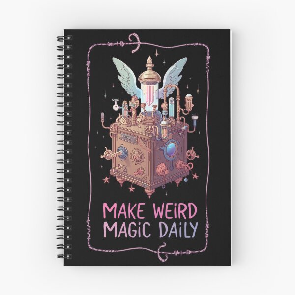 Item preview, Make Weird Magic Daily – Whimsical Machine Art designed and sold by Jocamedahub.