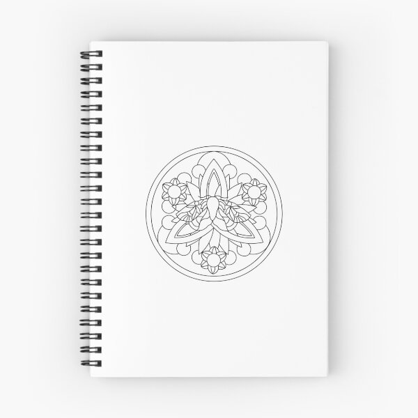 Item preview, Floral Harmony Mandala Bloom designed and sold by Color for Balance .