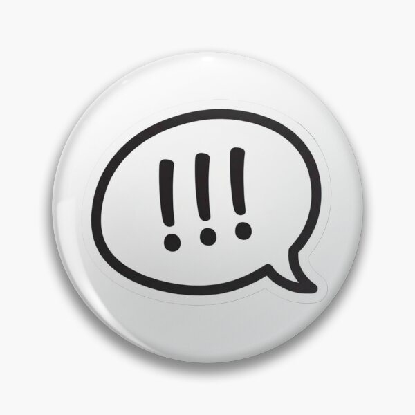 Item preview, Three Exclamation Marks in a Speech Bubble designed and sold by Owcomm.