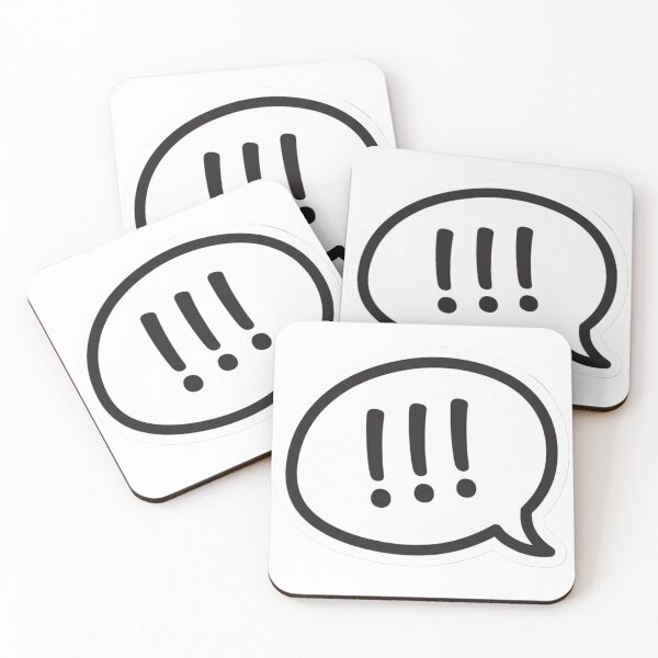 Item preview, Three Exclamation Marks in a Speech Bubble designed and sold by Owcomm.