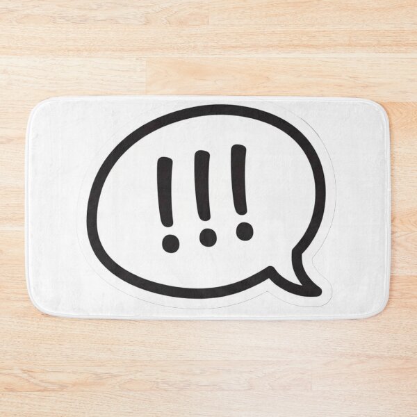 Item preview, Three Exclamation Marks in a Speech Bubble designed and sold by Owcomm.