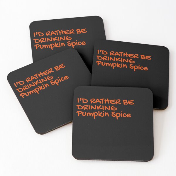 Item preview, Funny Halloween quote I'd rather be drinking Pumkin spice designed and sold by CeliaZnx.