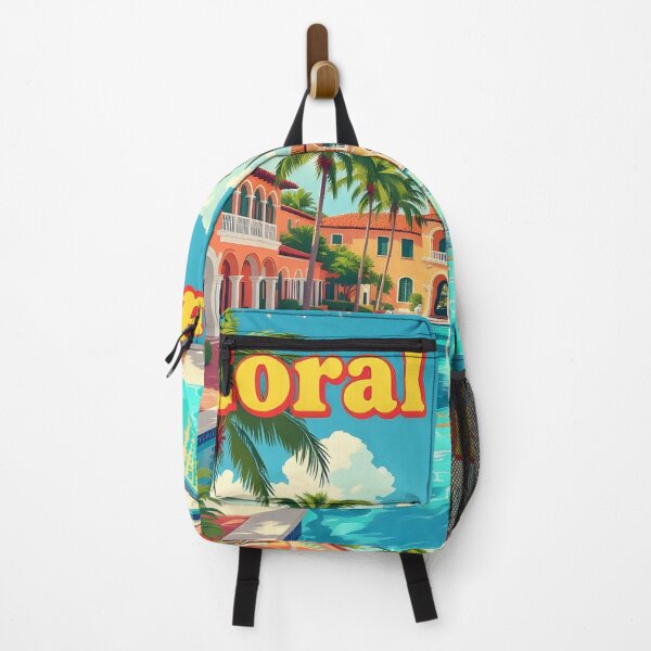 Item preview, Coral Gables, Miami, EE. UU.: Póster de viaje pictórico de estilo vintage designed and sold by LSVart.