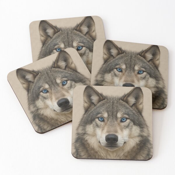 Item preview, The piercing gaze of a wolf designed and sold by The Cozy Cauldron.