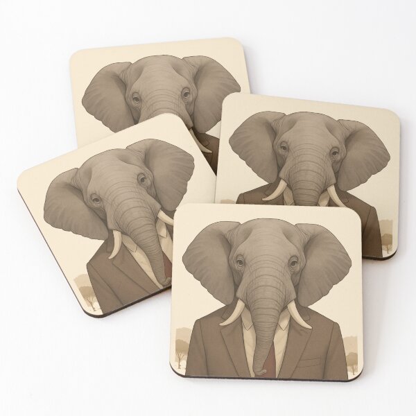 Item preview, THE QUIET ELEPHANT designed and sold by TheWonkyEaselCo.