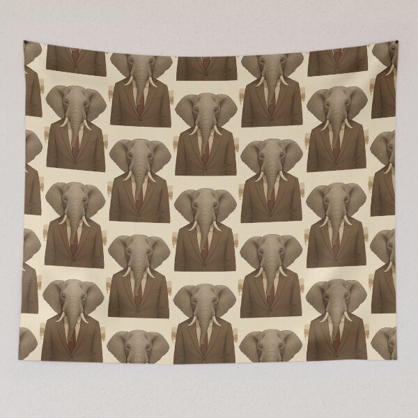 Item preview, THE QUIET ELEPHANT designed and sold by TheWonkyEaselCo.