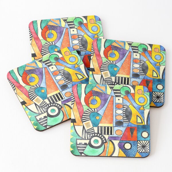 Item preview, Abstract watercolor painting  designed and sold by FatBirdie.