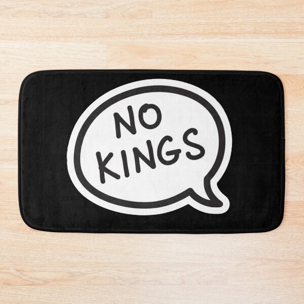 Item preview, NO KINGS Quote Speech Bubble 50501 Protest designed and sold by Owcomm.