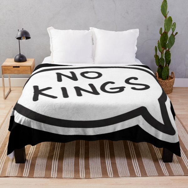 Item preview, NO KINGS Quote Speech Bubble 50501 Protest designed and sold by Owcomm.