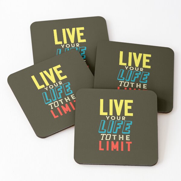 Item preview, Live Your Life To The Limit | Adventure, Maximize Experience & Push Boundaries Quote designed and sold by Maltachi Designs.