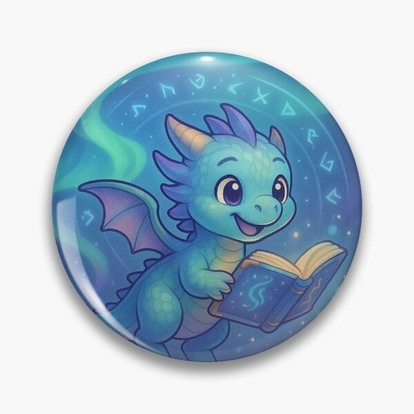 Item preview, Aurora Sky Dragon – Cute Celestial Fantasy Baby Dragon Art designed and sold by EpicDragons-.