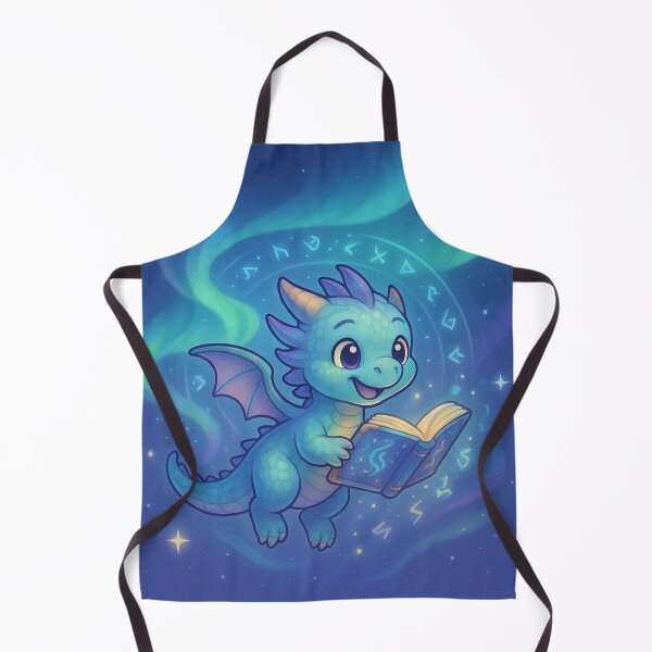 Item preview, Aurora Sky Dragon – Cute Celestial Fantasy Baby Dragon Art designed and sold by EpicDragons-.