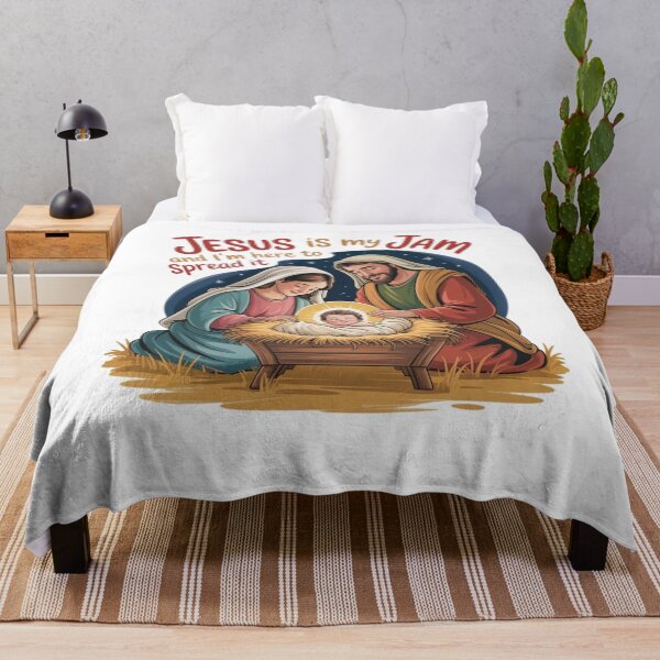 Item preview, Jesus is My Jam and I' Here to Spread It Santa Family designed and sold by AleksandraJac05.