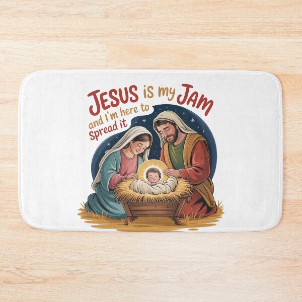 Item preview, Jesus is My Jam and I' Here to Spread It Santa Family designed and sold by AleksandraJac05.