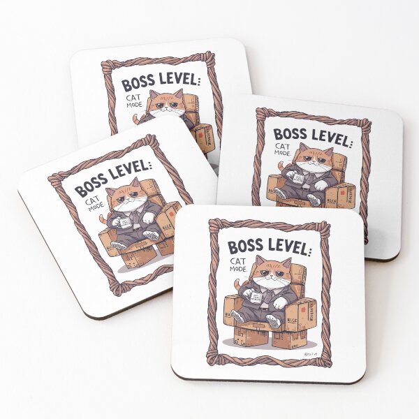 Item preview, Boss Level Cat – Funny CEO Kitty Design designed and sold by Jocamedahub.