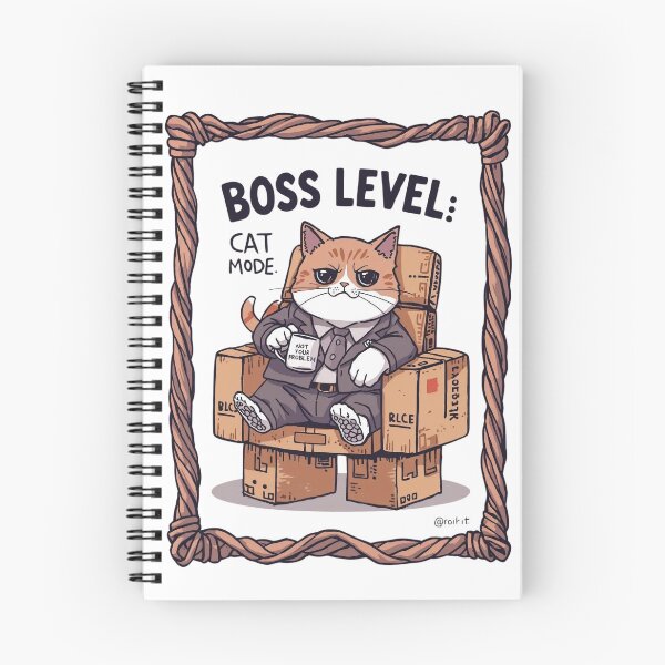 Item preview, Boss Level Cat – Funny CEO Kitty Design designed and sold by Jocamedahub.