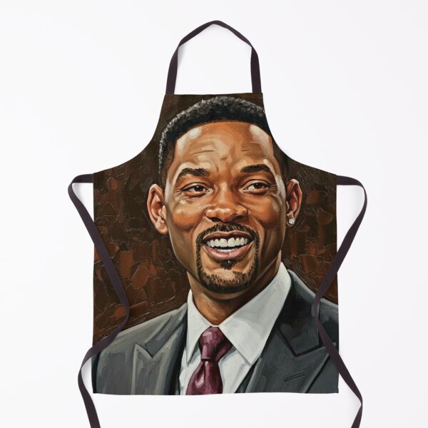 Item preview, Smiling Actor Suit and Tie Portrait Art | Goatee Diamond Earring Painting | Energetic Screen Icon designed and sold by Art's Diner.
