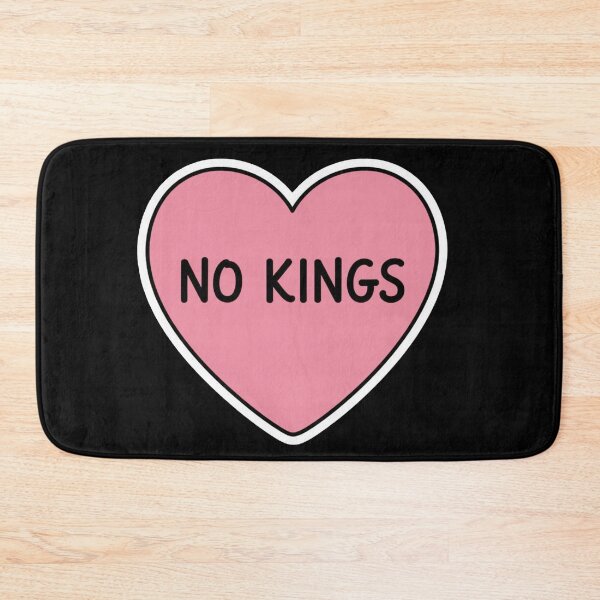 Item preview, No Kings Pink Heart Anti Trump 50501 designed and sold by Owcomm.