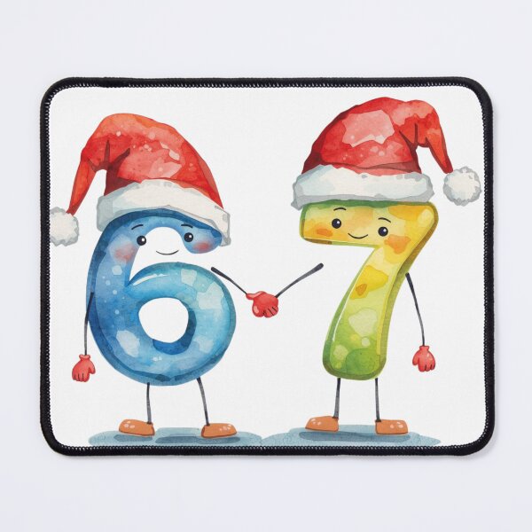 Item preview, Six seven meme 6-7 bruh funny xmas designed and sold by CyberArtistOne.