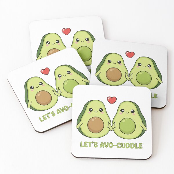 Item preview, Let's Avo-Cuddle – Cute Avocado Valentine Pun designed and sold by ARTReMi.
