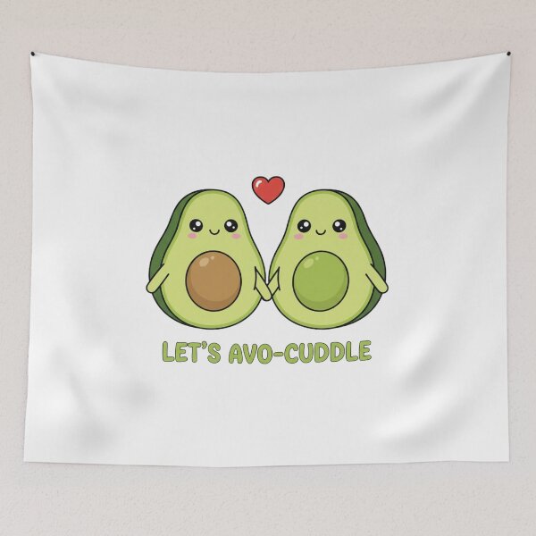 Item preview, Let's Avo-Cuddle – Cute Avocado Valentine Pun designed and sold by ARTReMi.