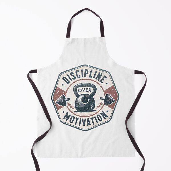 Item preview, discipline over motivation designed and sold by GogoGrove.