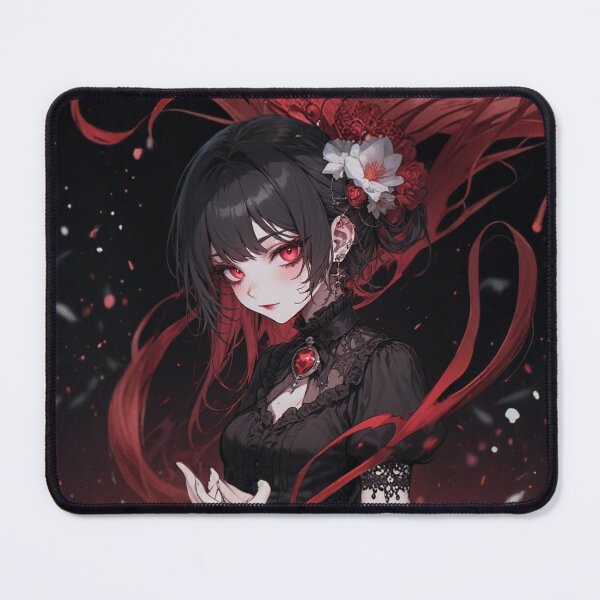 Item preview, Crimson Gothic Girl Fantasy Portrait designed and sold by RED-MOUSE.