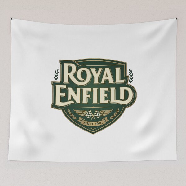 Item preview, Heritage Royal Enfield Vector Design for Riders designed and sold by enzoade.