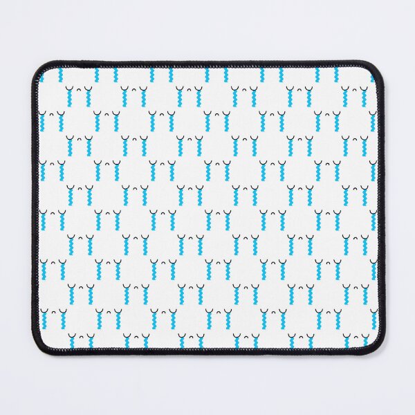 Item preview, Adorable kawaii sad crying face pattern designed and sold by BlushyPrint.