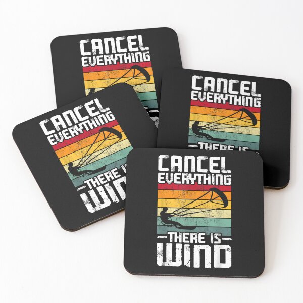 Item preview, Cancel Everything There Is Wind, Kiteboarding Lover, Vintage Kiteboarding Design For Men And Women, Gift For Kiteboarder, Power Kite designed and sold by DoodleUrban.